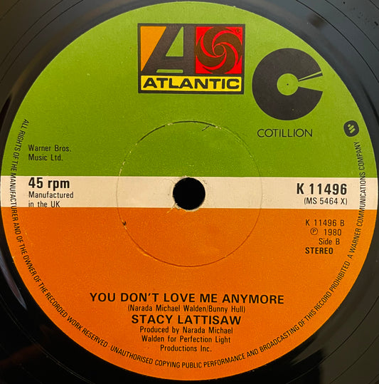 Stacy Lattisaw – Jump To The Beat - USED Vinyl 7" Single