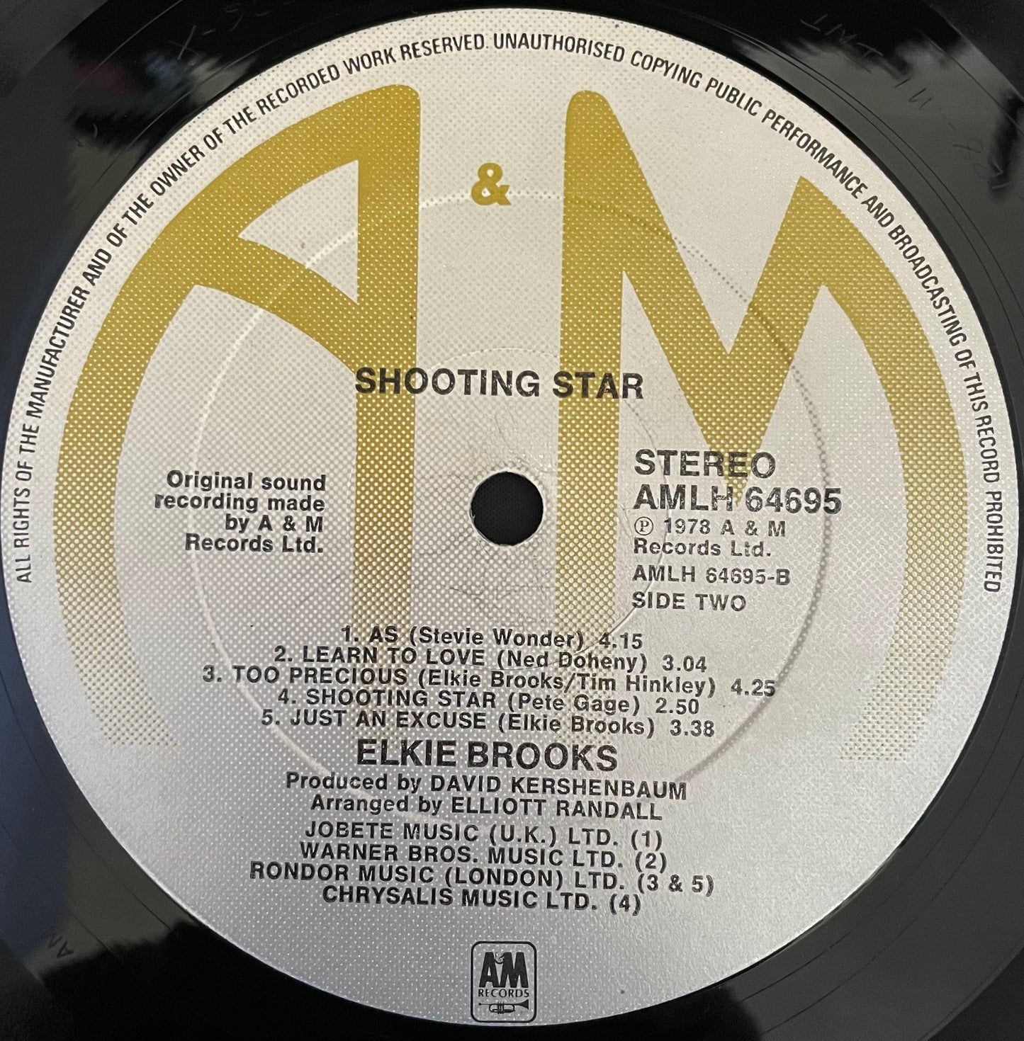 Elkie Brooks – Shooting Star - USED Vinyl LP