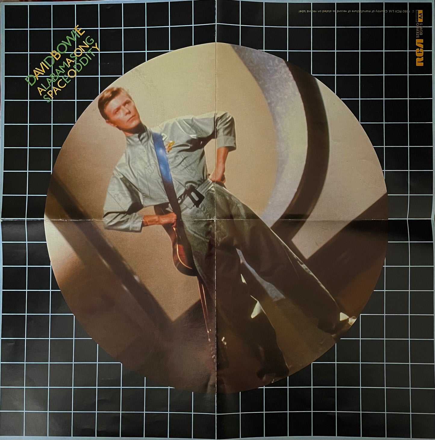 David Bowie – Alabama Song / Space Oddity - USED Vinyl 7" Single - Poster Sleeve