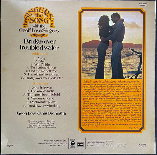 Geoff Love & His Orchestra – Bridge Over Troubled Water - USED Vinyl LP