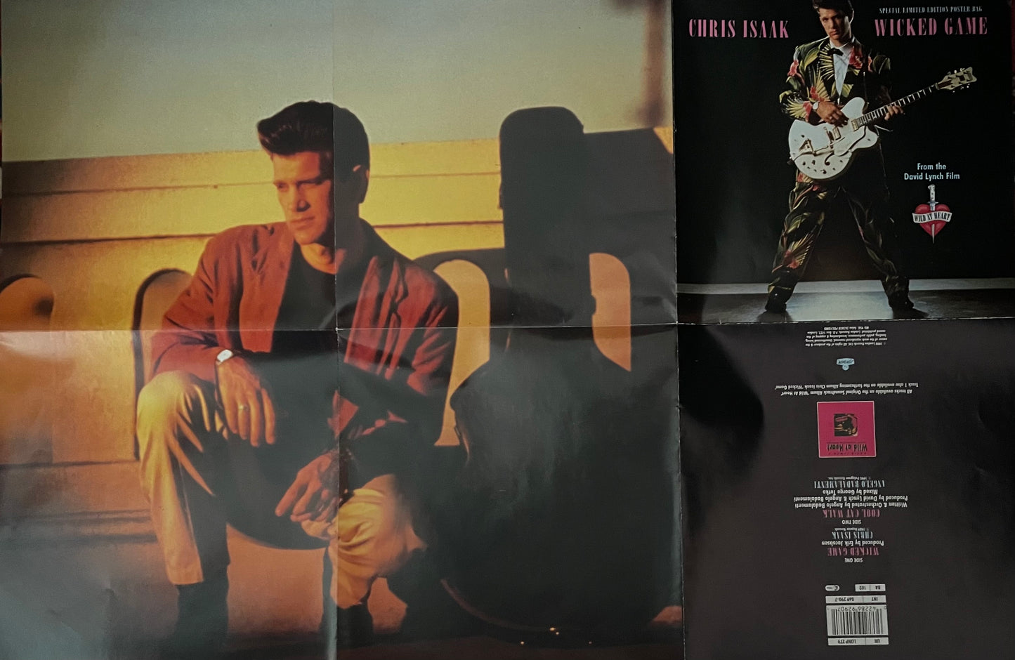 Chris Isaak – Wicked Game - USED Vinyl 7" Single - Limited Edition Poster Sleeve