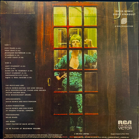 David Bowie – The Rise And Fall Of Ziggy Stardust And The Spiders From Mars - USED Vinyl LP