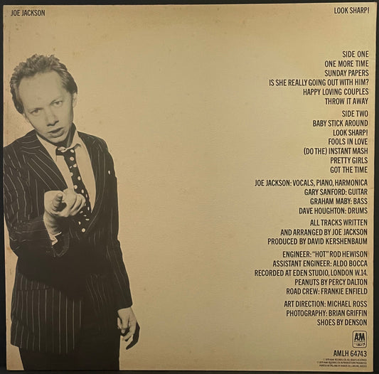 Joe Jackson – Look Sharp! - USED Vinyl LP