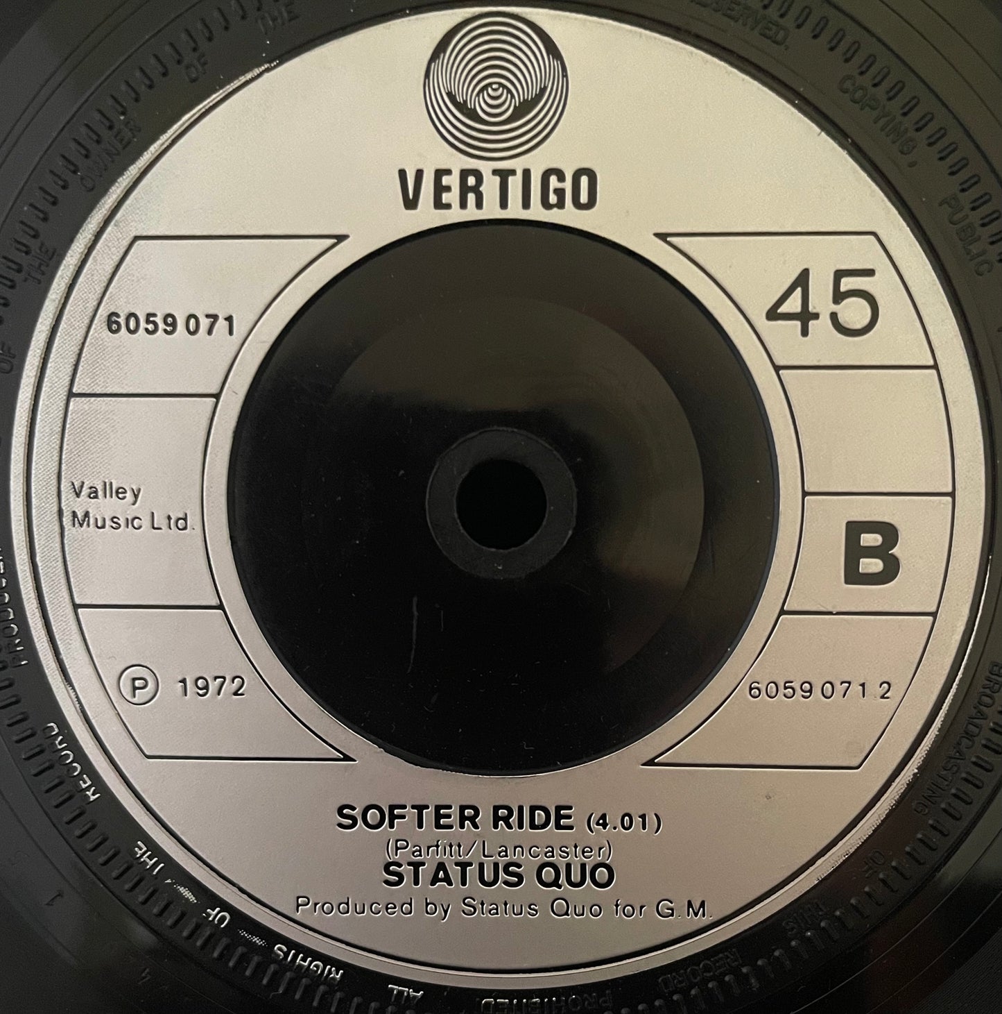 Status Quo – Paper Plane - USED Vinyl 7" Single