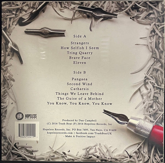 Trash Boat – Nothing I Write You Can Change What You've Been Through - USED Vinyl LP White/Red Black Splatter