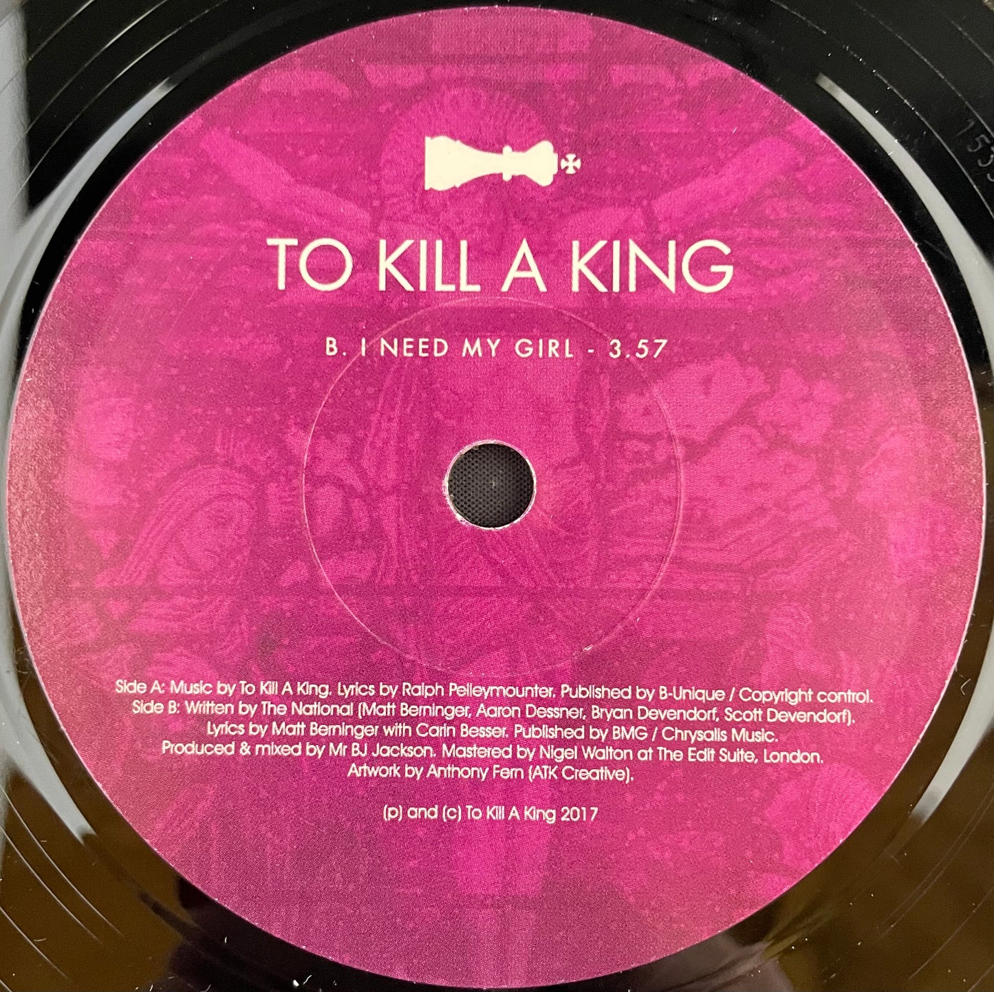 To Kill A King – The Problem Of Evil - USED Vinyl 7" Single