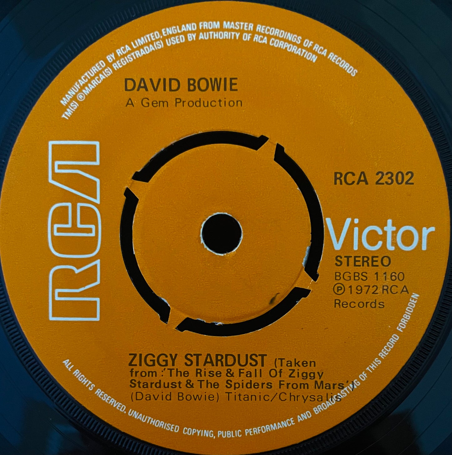 David Bowie – The Jean Genie - USED Vinyl 7" Single