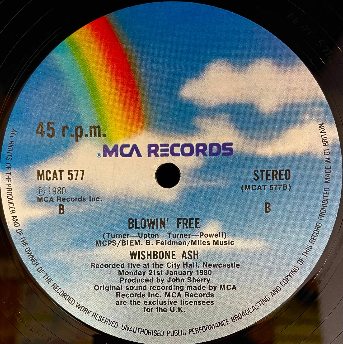 Wishbone Ash – Helpless / Blowin' Free - USED Vinyl 12" Single