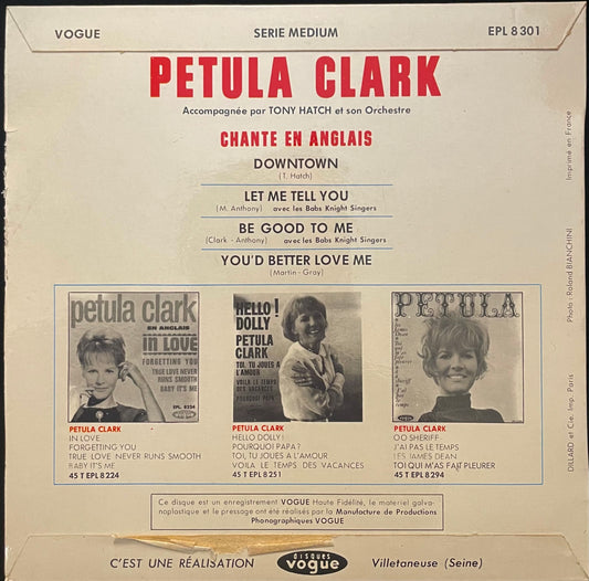 Petula Clark – Downtown - USED Vinyl 7" EP