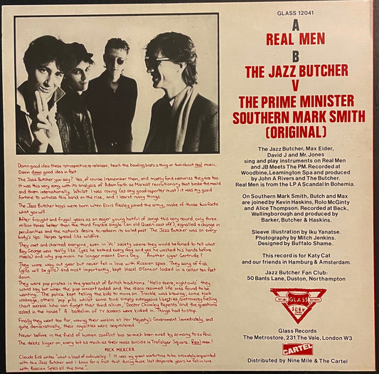 The Jazz Butcher – Real Men - USED Vinyl 12" Single