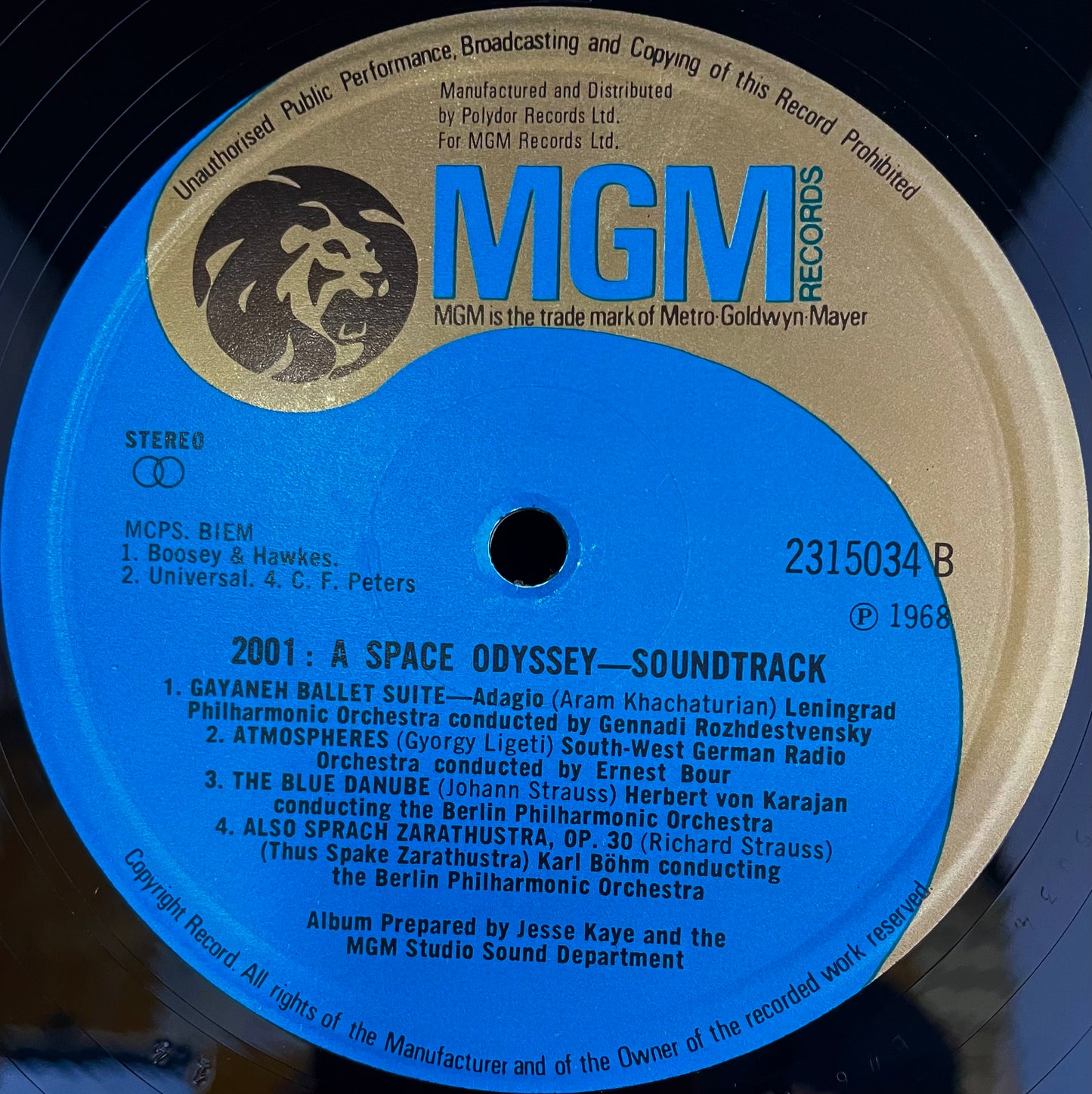 Various – 2001 - A Space Odyssey - USED Vinyl LP