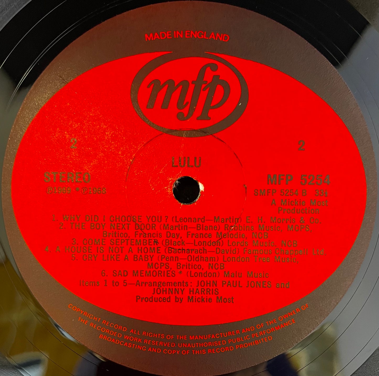 Lulu – The Most Of Lulu (Volume 2) - USED Vinyl LP