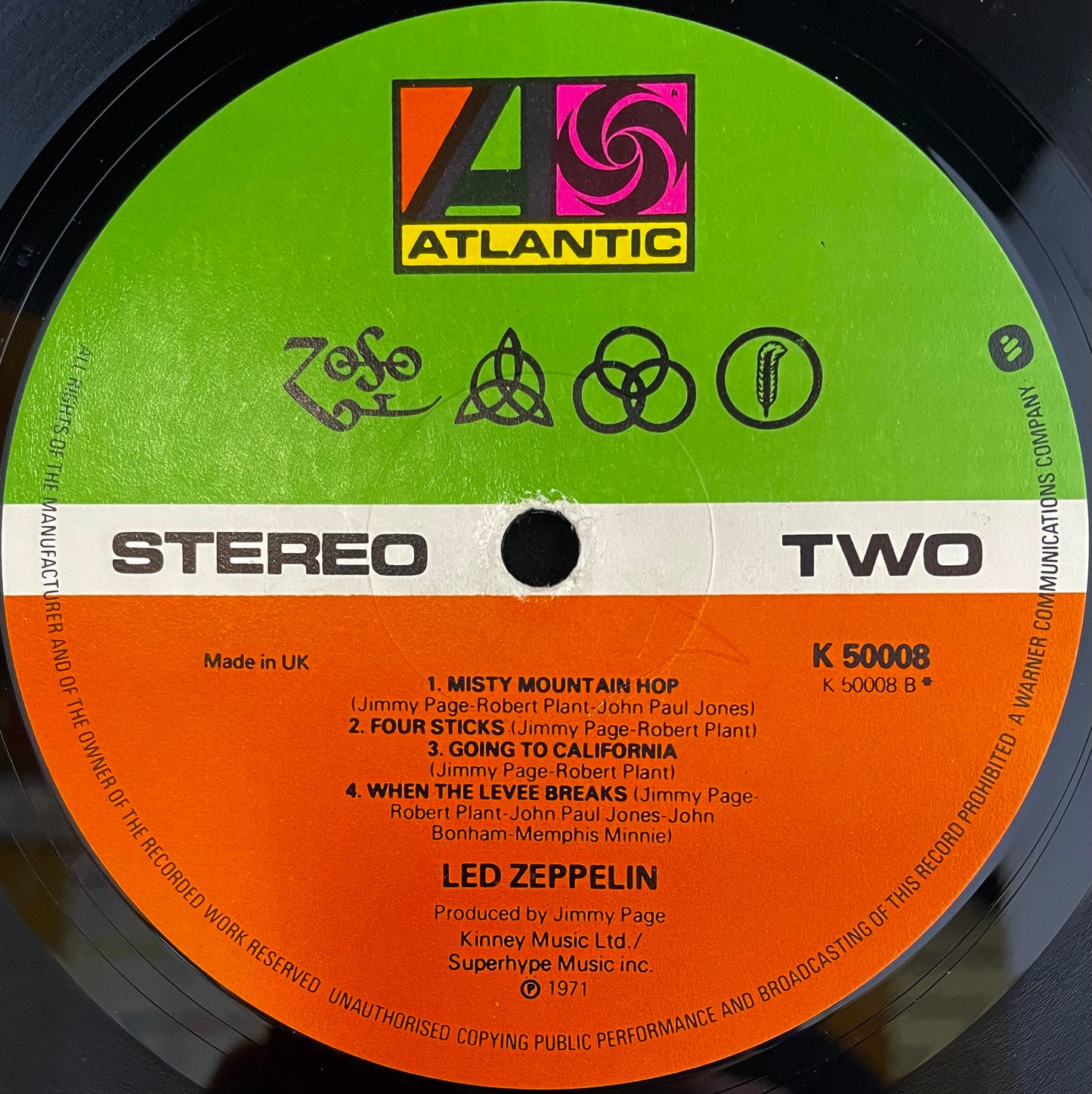 Led Zeppelin – Untitled - USED Vinyl LP