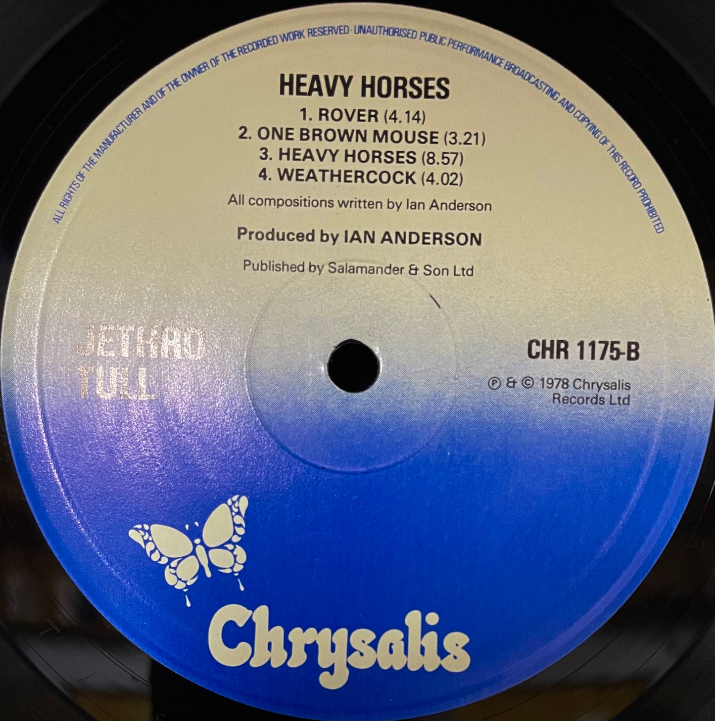 Jethro Tull – Heavy Horses - USED Vinyl LP