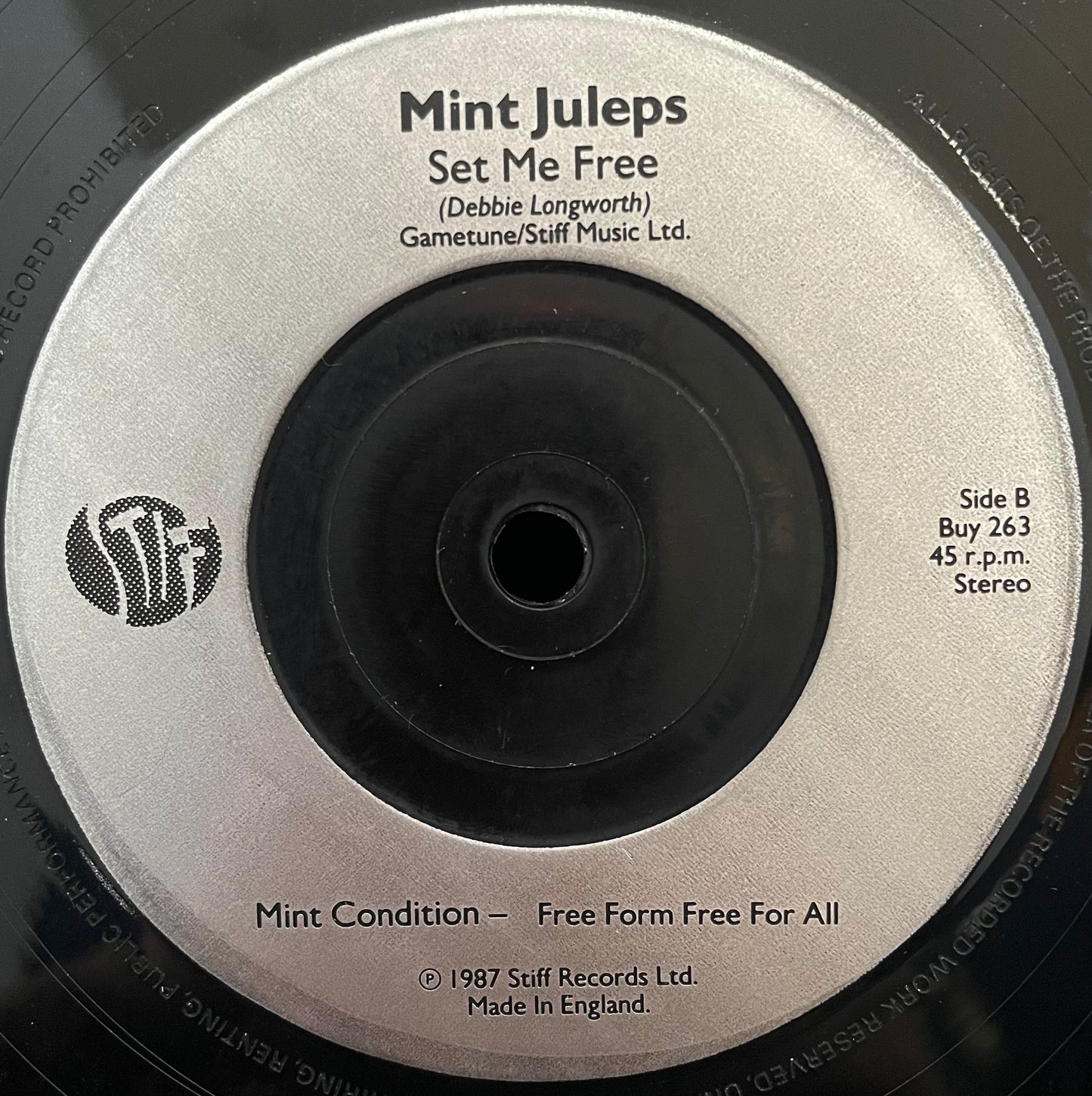Mint Juleps – Girl To The Power Of 6 – gebrauchte 7"-Vinyl-Single