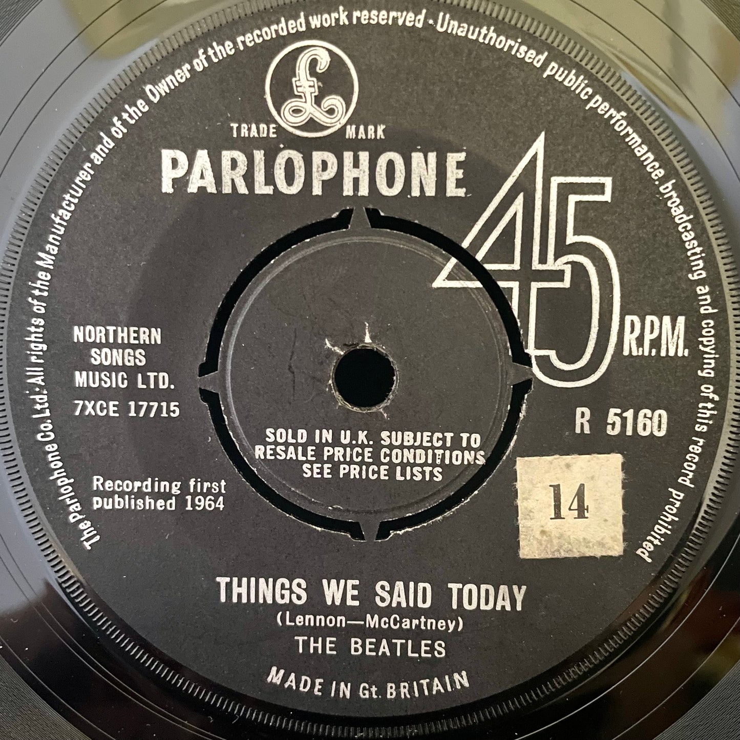 The Beatles – A Hard Day's Night - USED Vinyl 7" Single