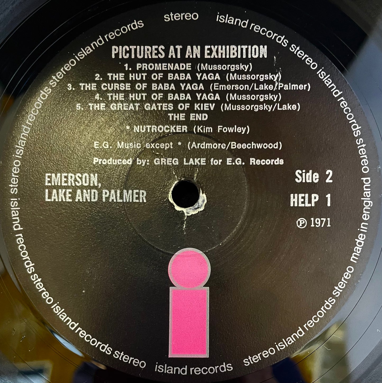 Emerson, Lake & Palmer – Pictures At An Exhibition - USED Vinyl LP