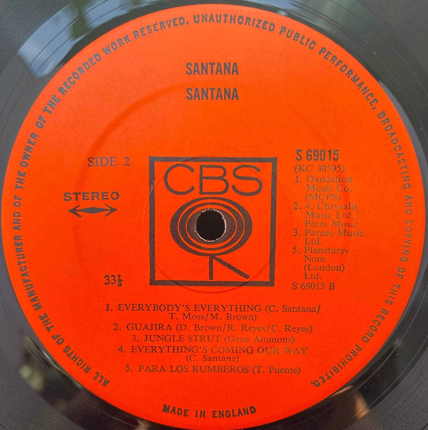 Santana – Santana - USED Vinyl LP