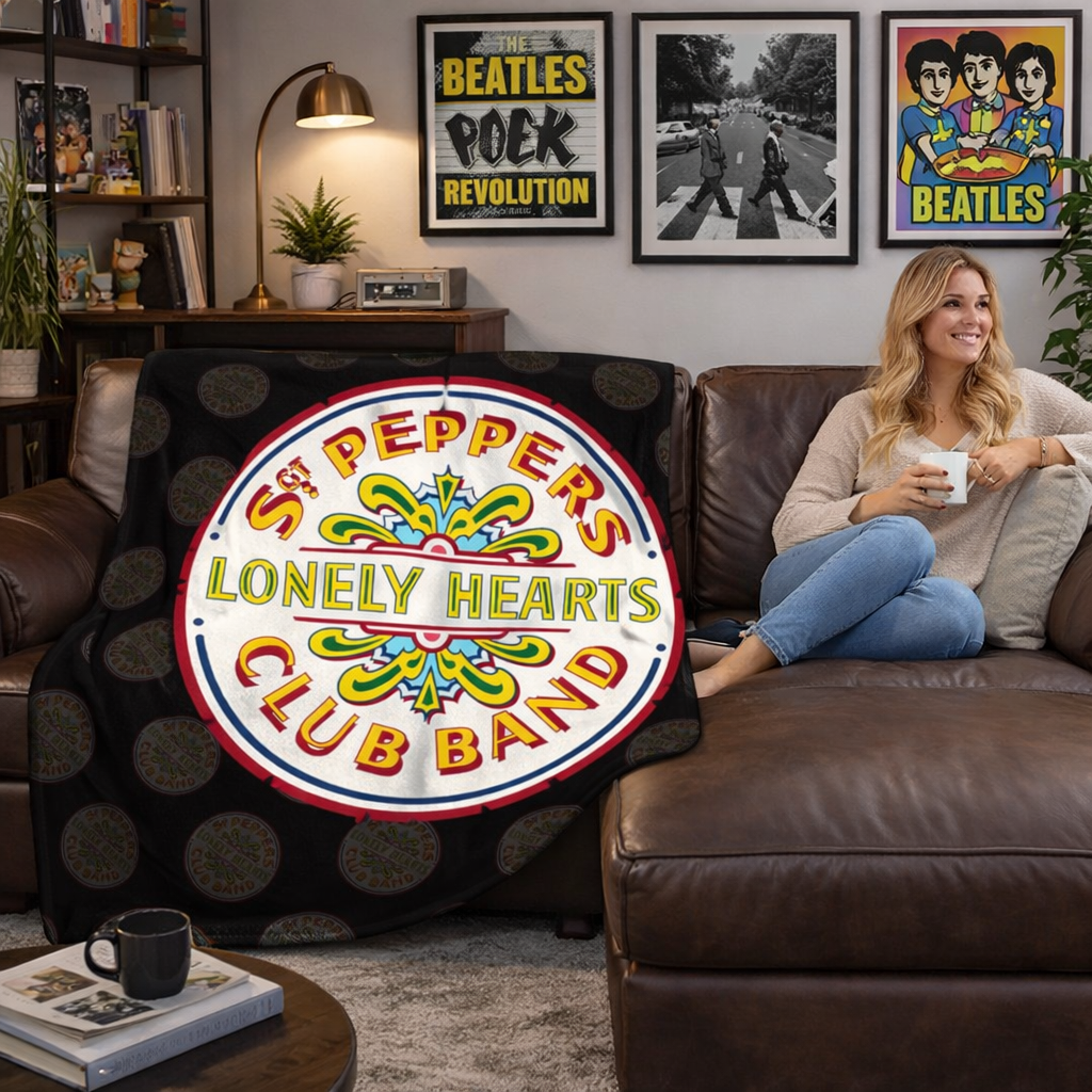 Rocksax The Beatles Blanket - Sgt Peppers