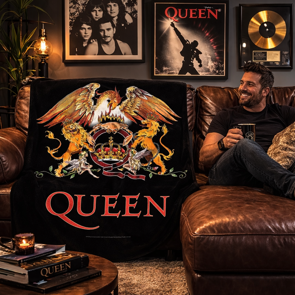 Rocksax Queen Blanket - Crest