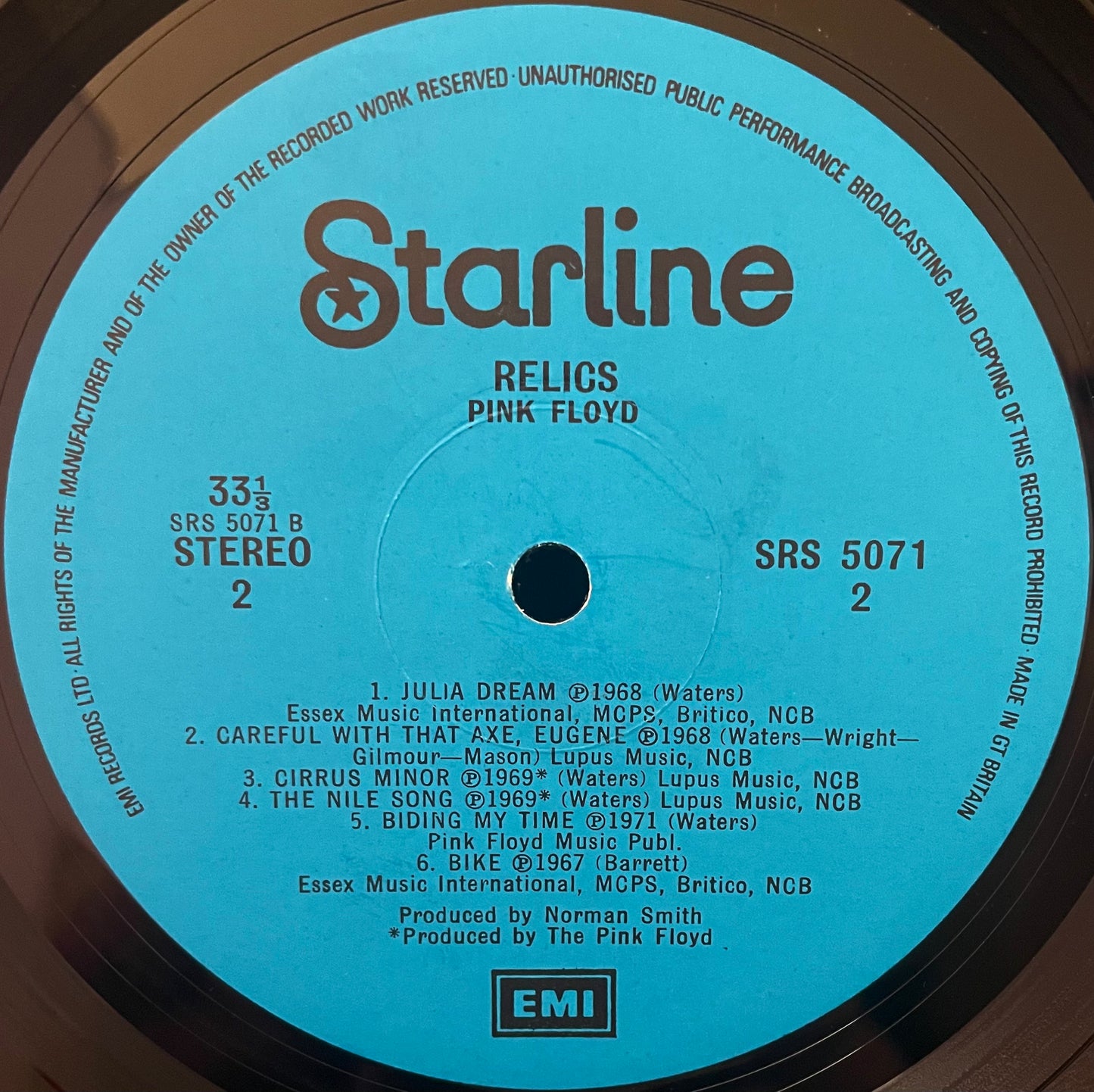 Pink Floyd – Relics - USED Vinyl LP
