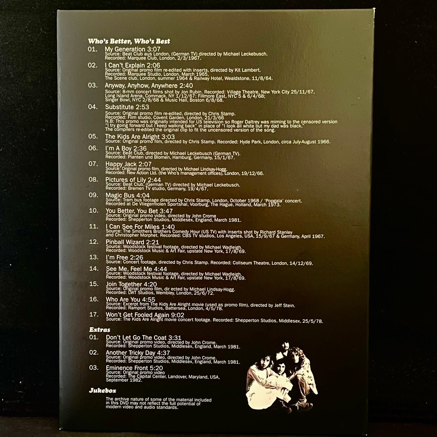 The Who – Then And Now - USED DVD