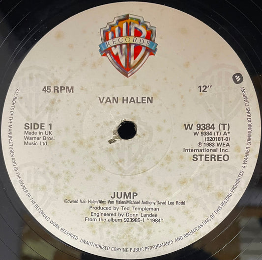 Van Halen – Jump! - USED Vinyl 12" Single