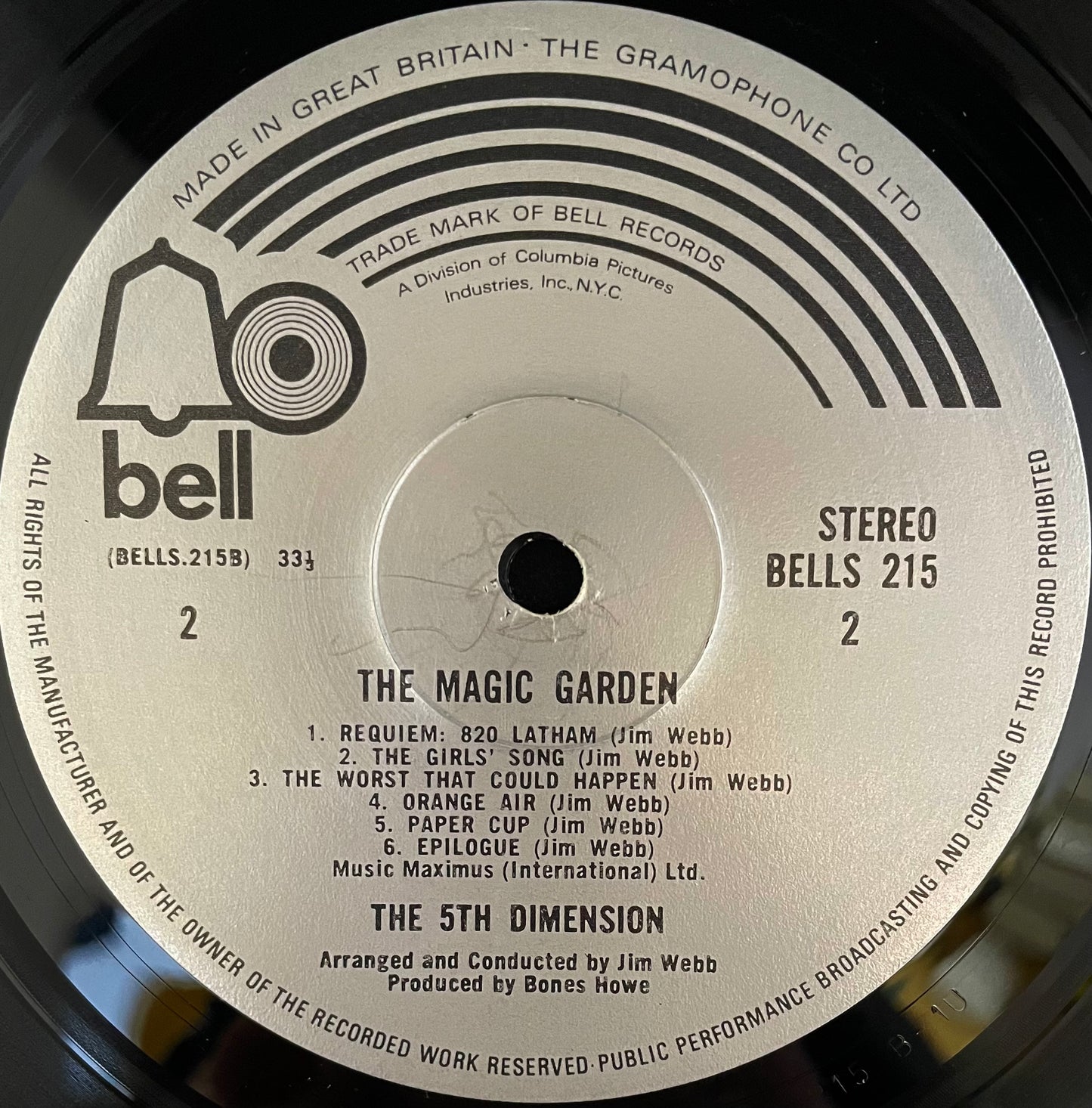The Fifth Dimension – The Magic Garden - USED Vinyl LP