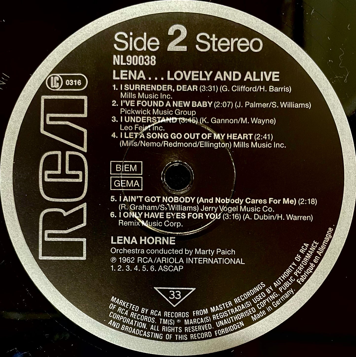 Lena Horne – Lena Lovely And Alive - USED Vinyl LP