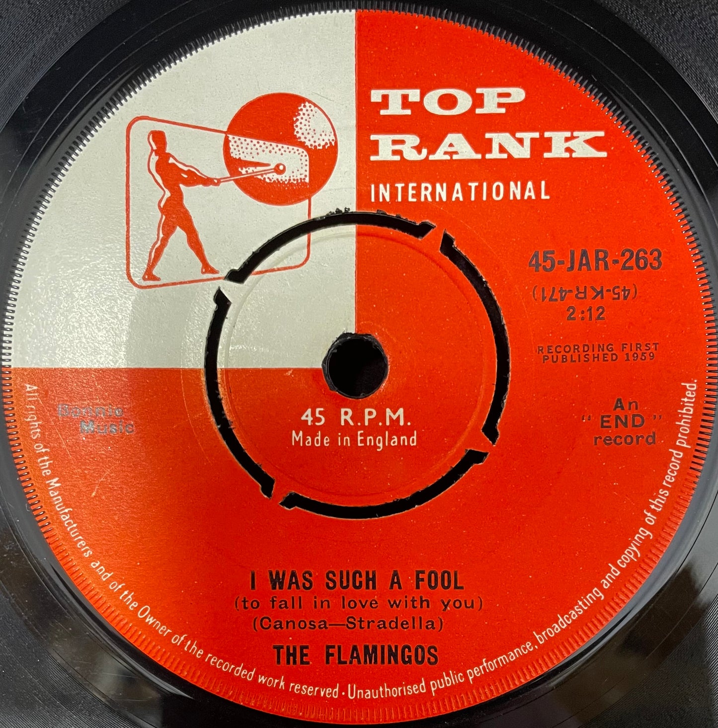 The Flamingos – I Only Have Eyes For You / I Was Such A Fool (To Fall In Love With You) - USED Vinyl 7" Single