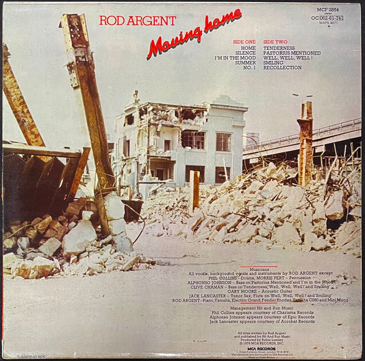 Rod Argent – Moving Home - USED Vinyl LP