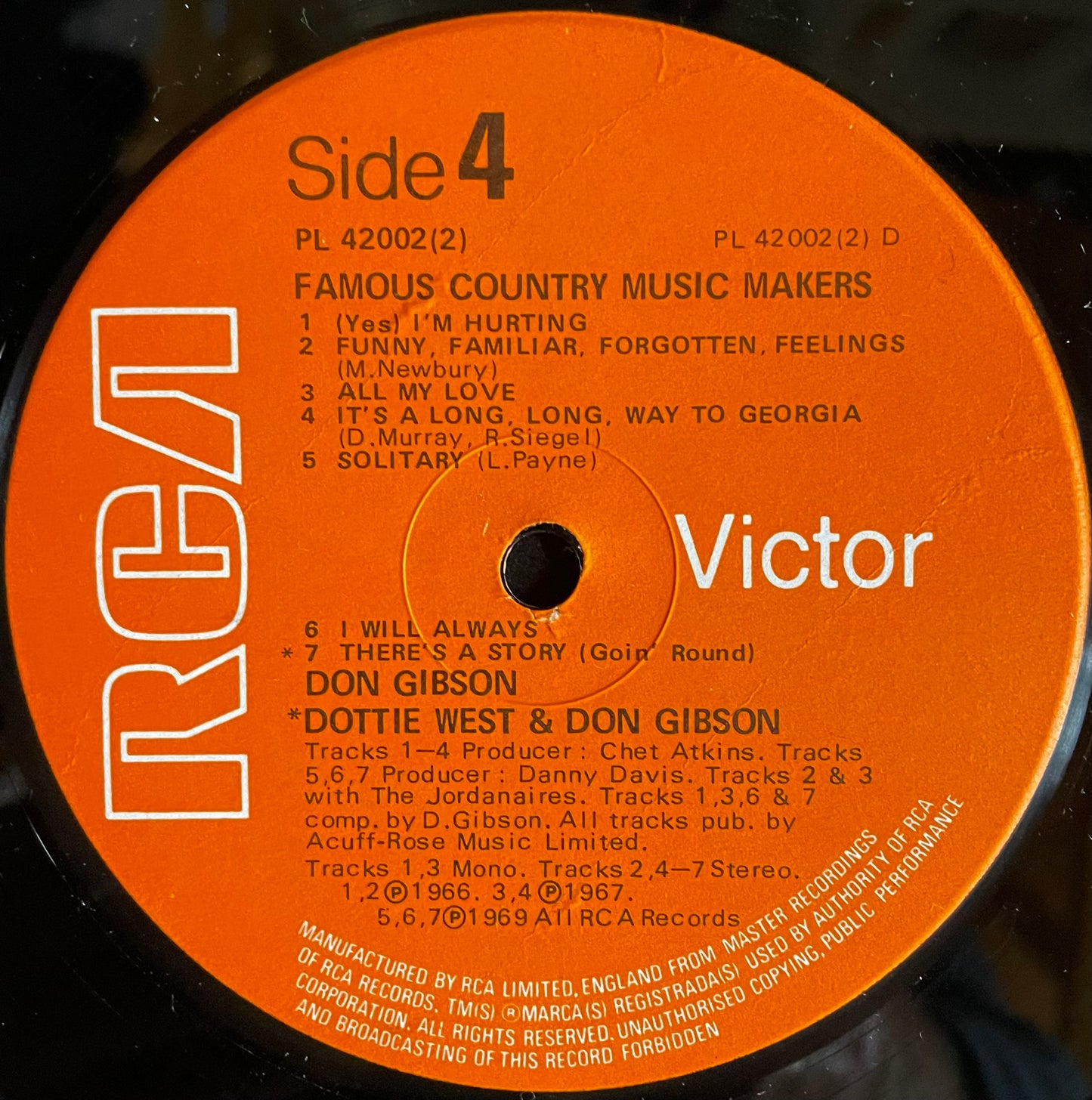 Don Gibson – Famous Country Music-Makers - USED Vinyl 2LP