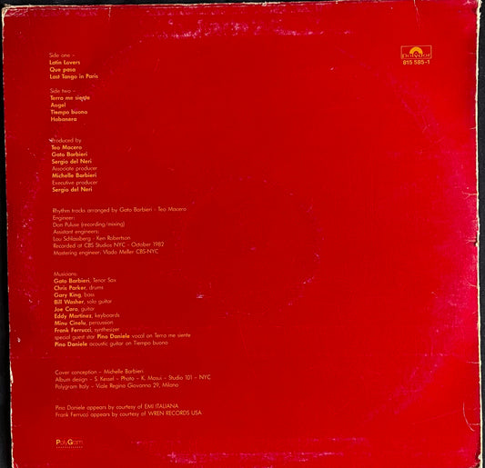 Gato Barbieri – Apasionado - USED Vinyl LP