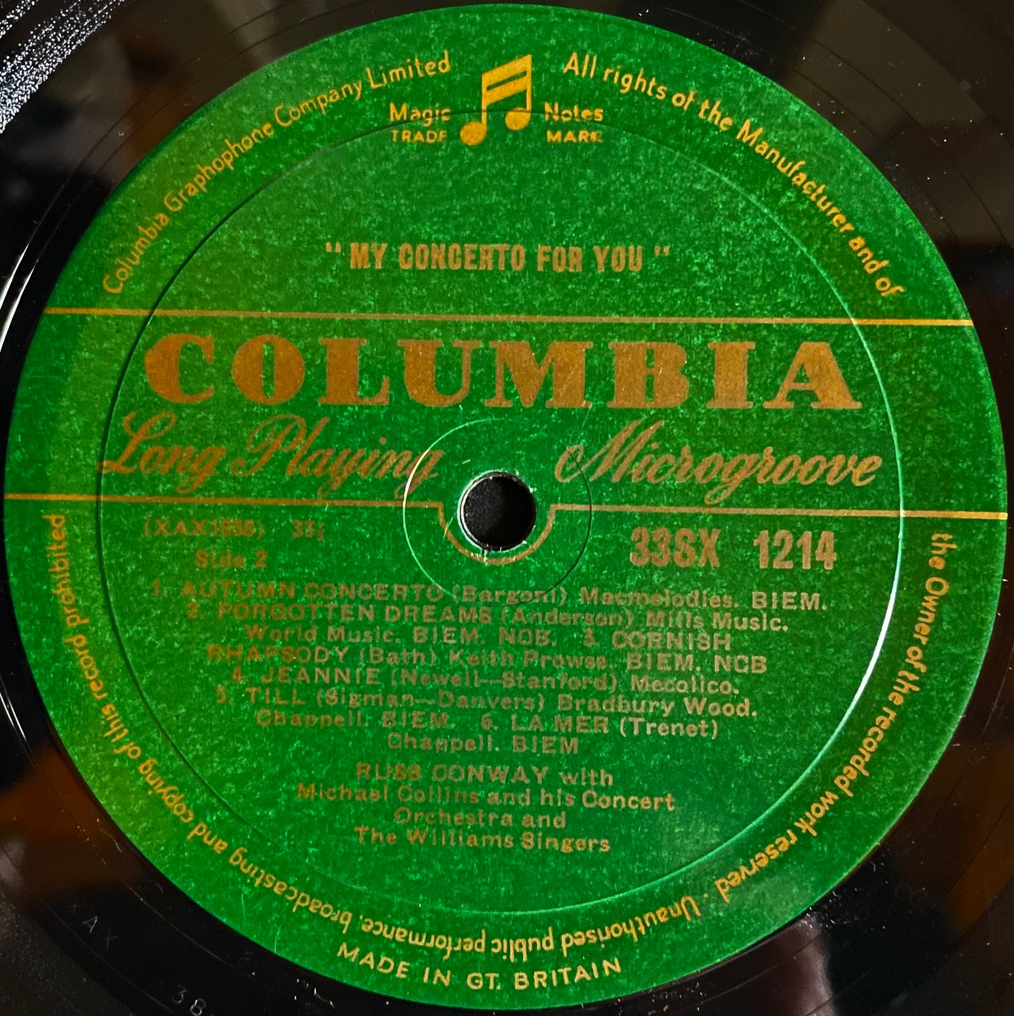 Russ Conway – My Concerto For You - USED Vinyl LP MONO