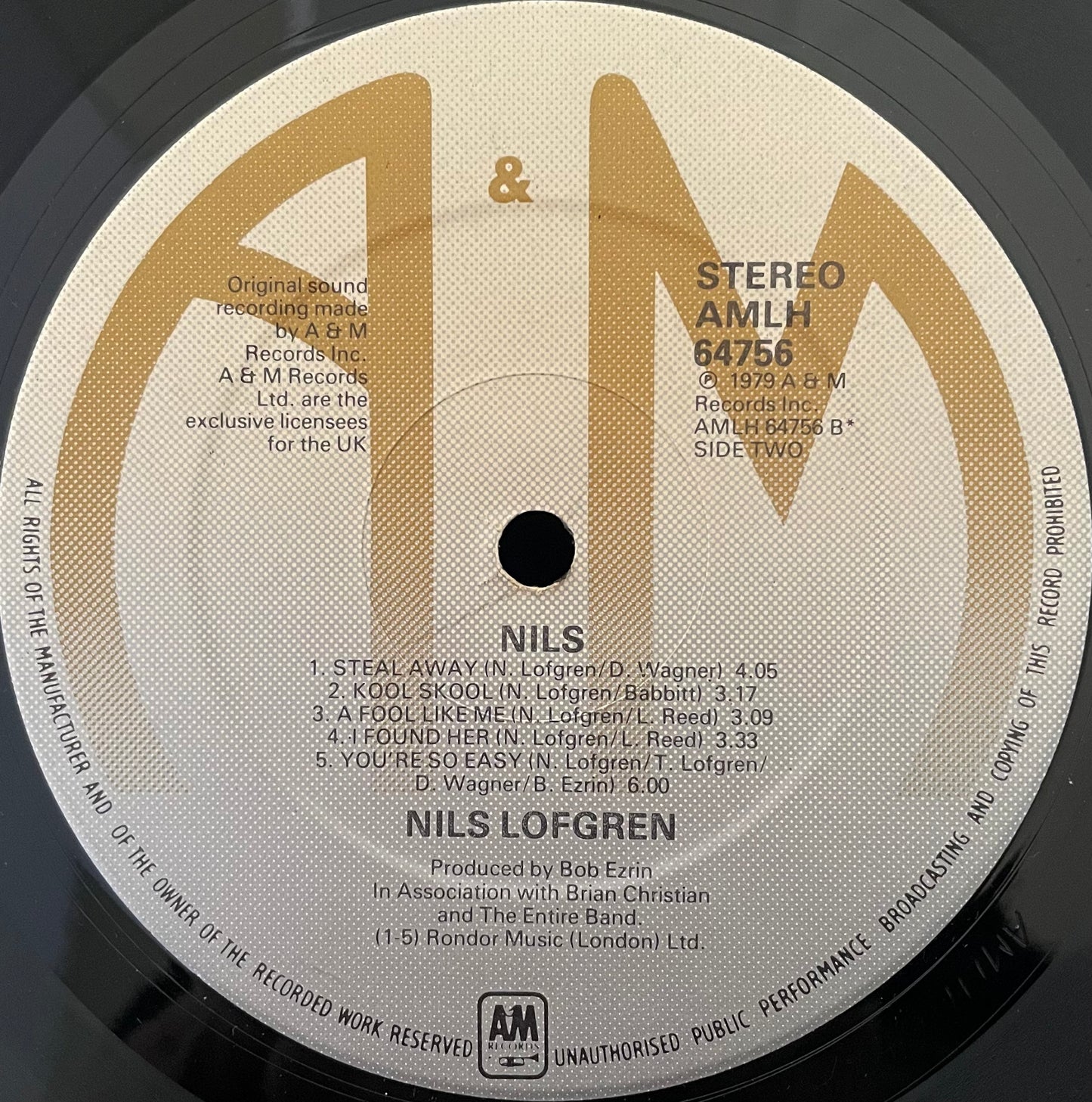 Nils Lofgren – Nils - USED Vinyl LP