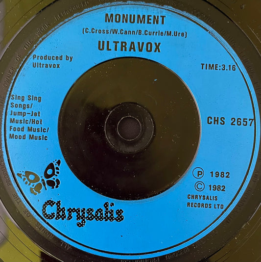 Ultravox – Hymn - USED Vinyl 7" Single