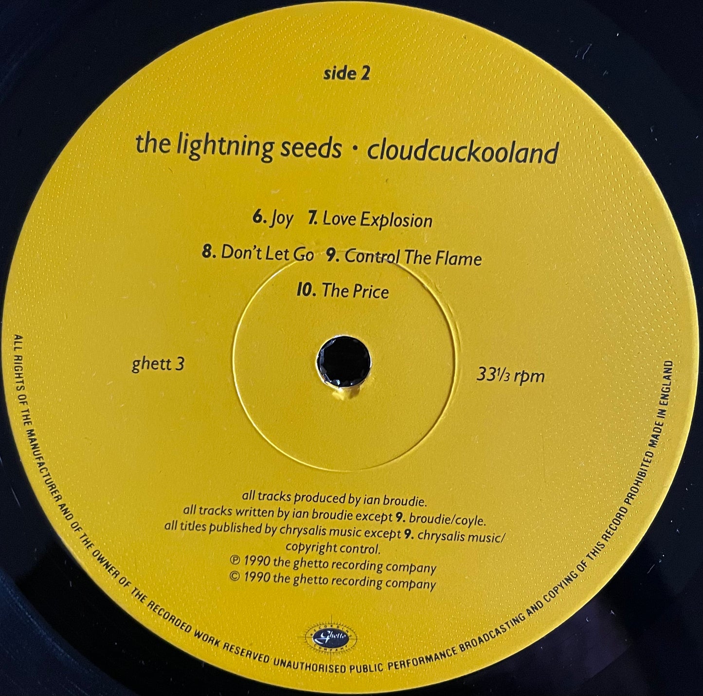 The Lightning Seeds – Cloudcuckooland - USED Vinyl LP