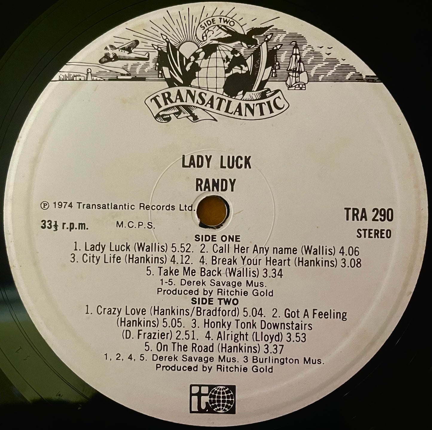 Randy – Lady Luck - USED Vinyl LP