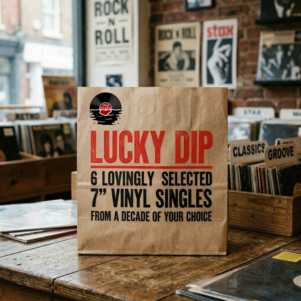 Lucky Dip Singles - 6 Pre-loved 7" Vinyl Singles from a decade of your choice
