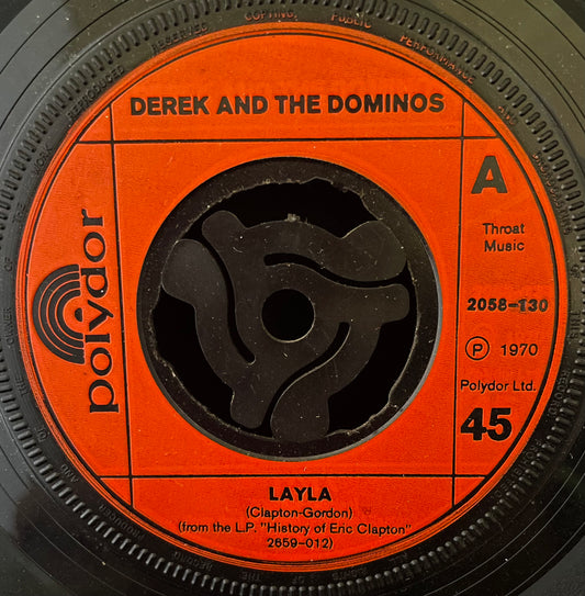 Derek And The Domino’s - Layla - USED Vinyl 7" Single