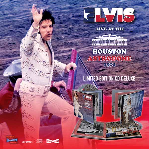 Elvis Presley - LIVE AT THE HOUSTON ASTRODOME 1974 - CD Book