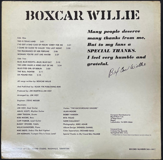 Boxcar Willie – Boxcar Willie - USED Vinyl LP