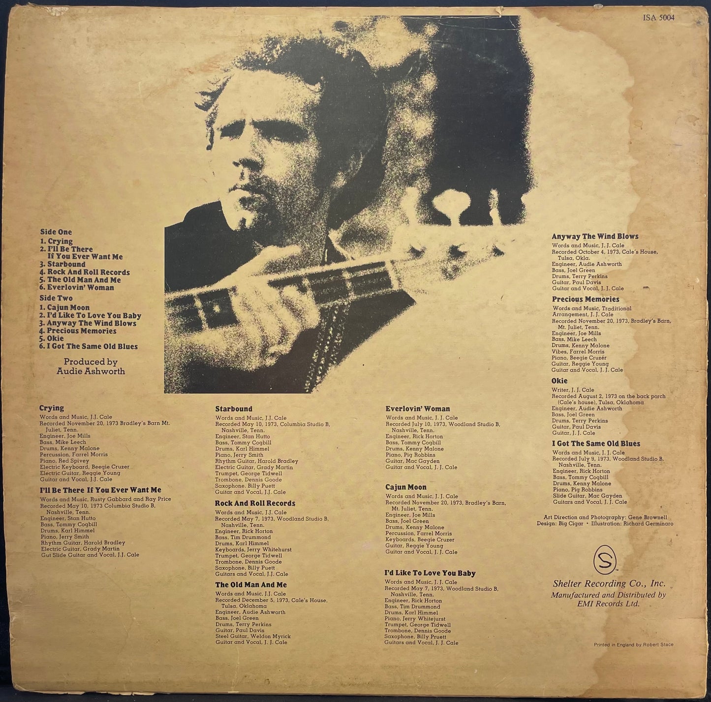 J.J. Cale – Okie - USED Vinyl LP