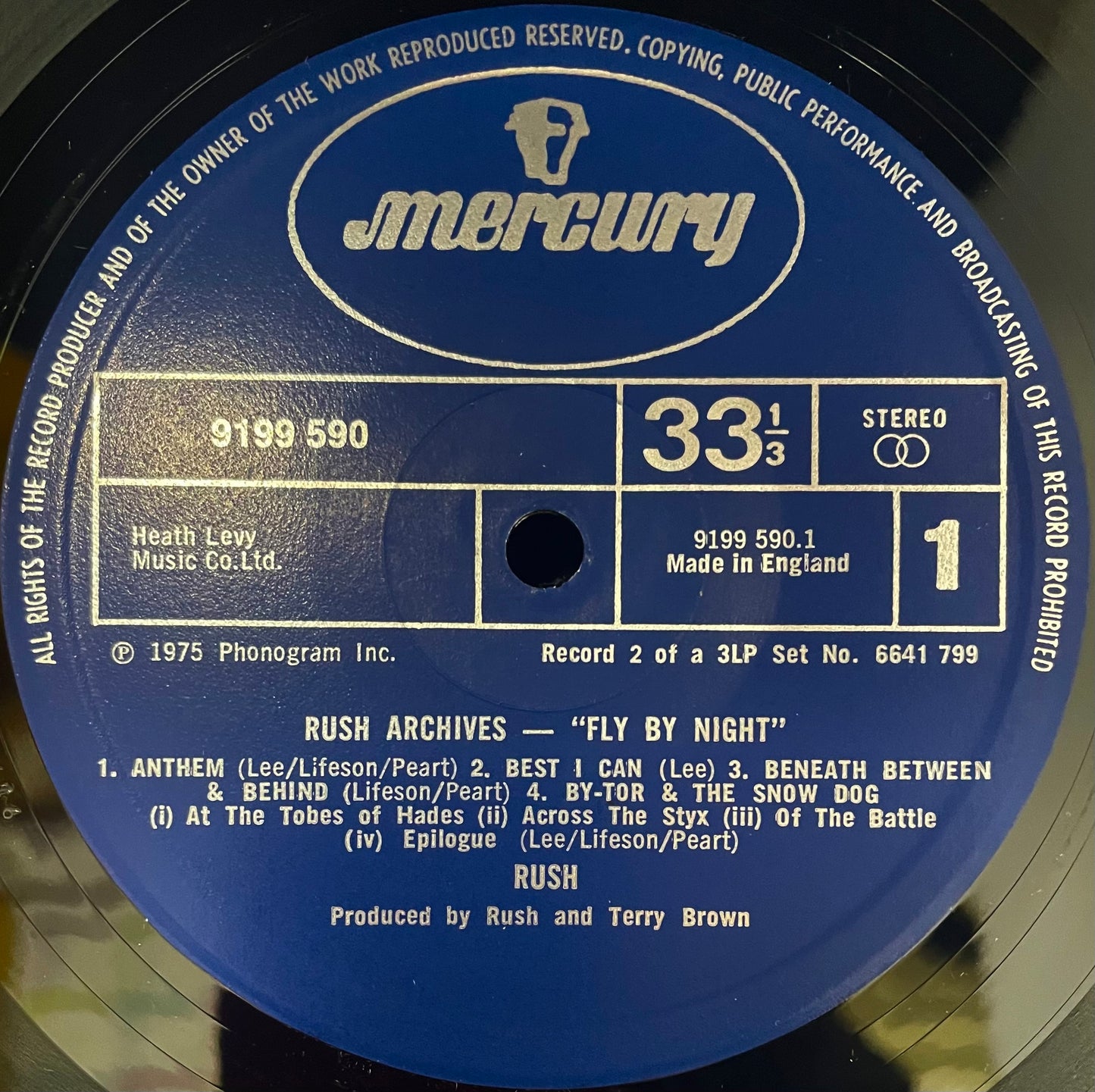 Rush – Archives - USED Vinyl 3LP