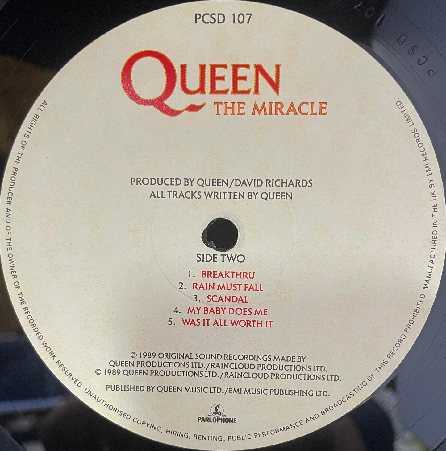 Queen – The Miracle - USED Vinyl LP