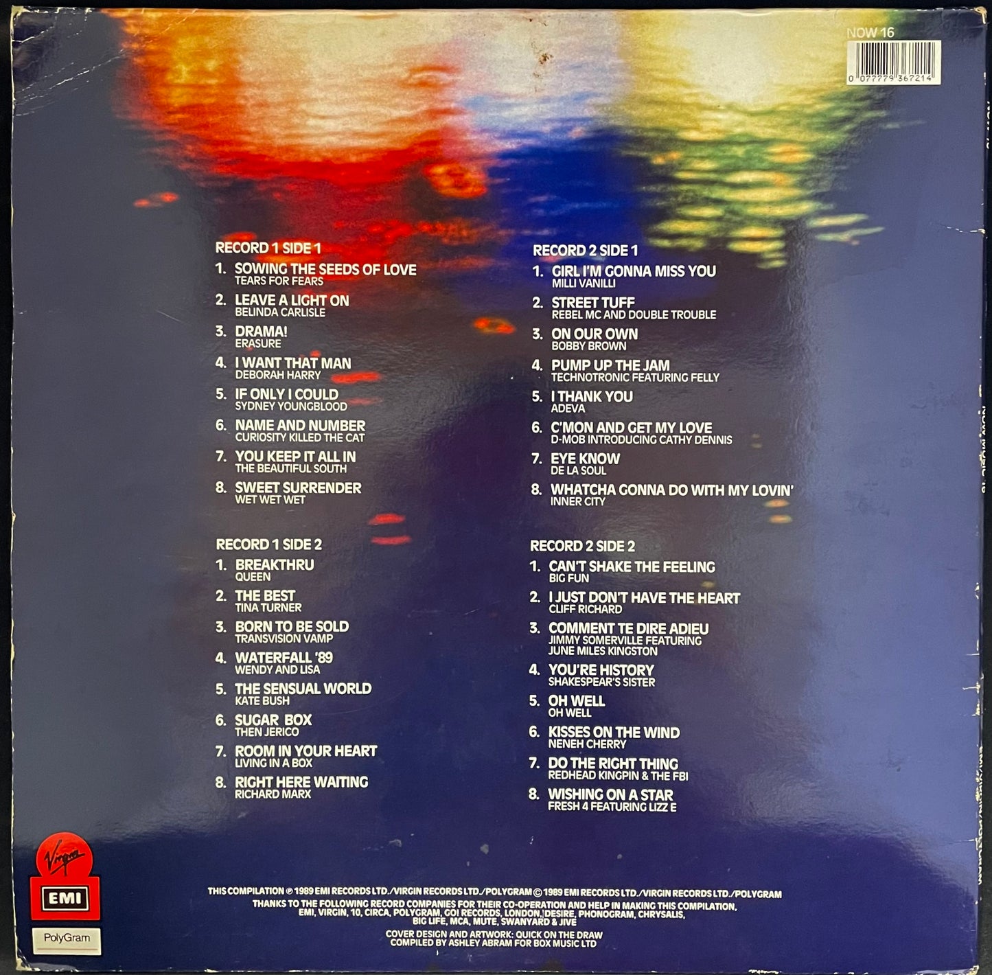 Various – Now That's What I Call Music 16 - USED Vinyl 2LP