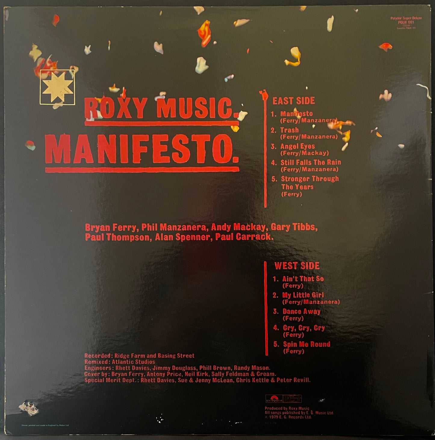 Roxy Music – Manifesto - USED Vinyl LP