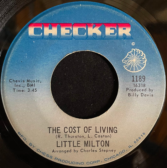 Little Milton – More And More / The Cost Of Living - USED Vinyl 7" Single