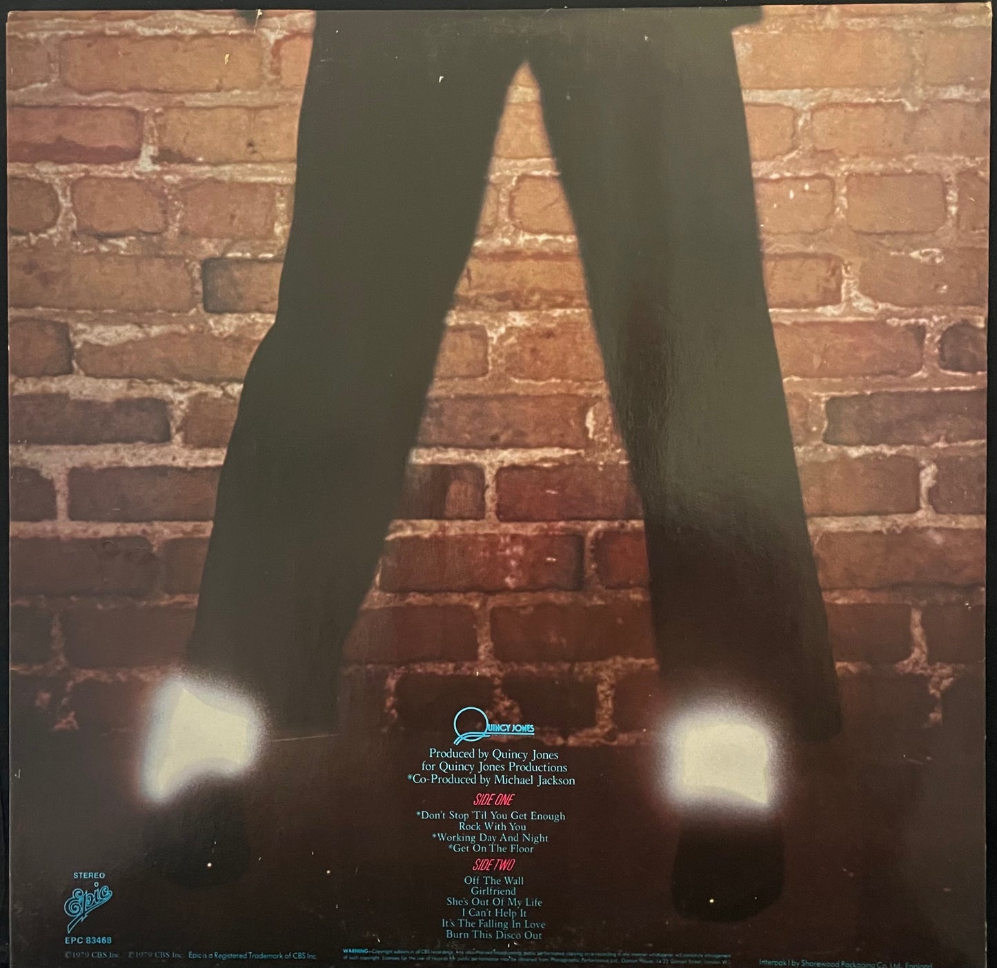 Michael Jackson – Off The Wall- USED Vinyl LP
