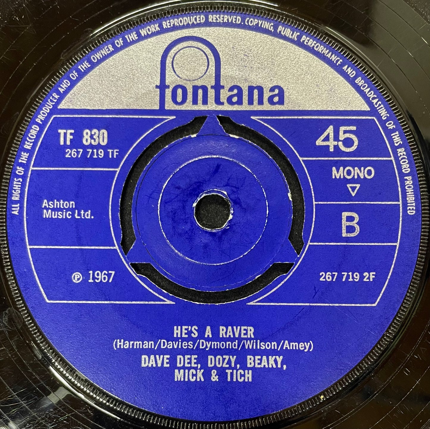 Dave Dee, Dozy, Beaky, Mick & Tich – Okay! - USED Vinyl 7" Single